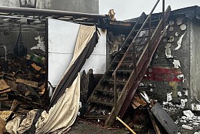 Pożar domu na Cmentarnej w Sochaczewie-90235