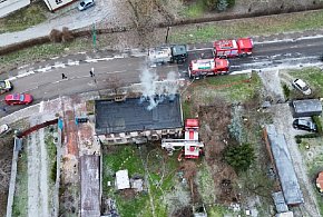 Strażacy o akcji gaśniczej przy Licealnej, mieszkaniec zdążył wyjść-90271