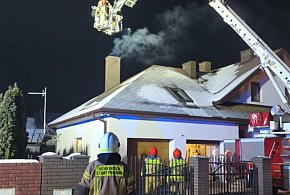 Pożar sadzy w Kozłowie Biskupim-90859