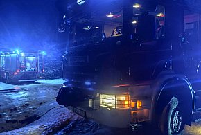 Pożar kotłowni w gminie Brochów