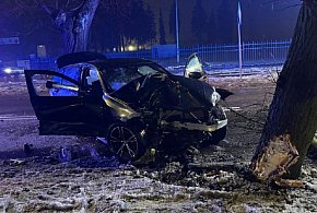 Wypadek na Chopina, poszkodowane dwie osoby