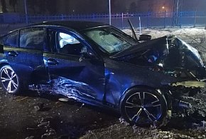 Policja o wypadku na Chopina: kierowca był nietrzeźwy
