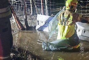 Mamy lokalne podtopienia w powiecie