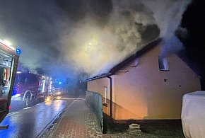 Pożar przy Wyszogrodzkiej: relacja strażaków