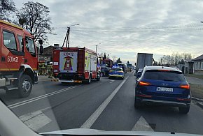 Zderzenie osobówek na DK 92 w Paprotni