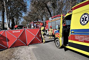Wypadek w Żukowie. Kierowca zabrany do szpitala