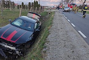 Zderzenie osobówek w Karłowie i Janowie