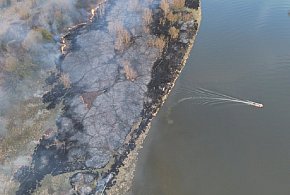 Niełatwa akcja strażaków na Wiśle w naszym powiecie