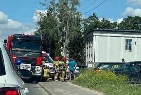 Potrącenie rowerzystki w Boryszewie