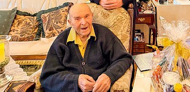 Setne urodziny Mieczysława Liberka. Burmistrz składa gratulacje-89757