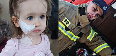 2-letnia Daria z Szymanowa potrzebuje pomocy, odpowiedział strażak z gór-89967