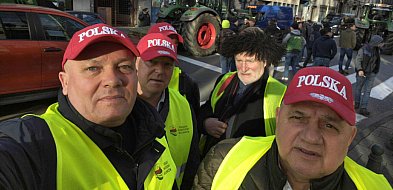 Sochaczewska delegacja na proteście rolników w Brukseli-90015