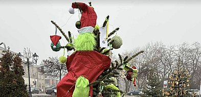 Plac Kościuszki: ktoś ukradł Grincha z choinki uczniów, ręce opadają-90118