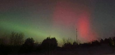 Zorza polarna w Sochaczewie i Puszczy Kampinoskiej-90829