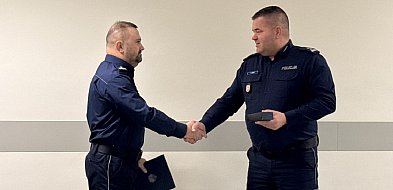 Awans podinsp. Pawła Dubieleckiego z KPP Sochaczew