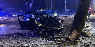 Wypadek na Chopina, poszkodowane dwie osoby
