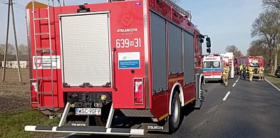 Wypadek w Józinie, są utrudnienia