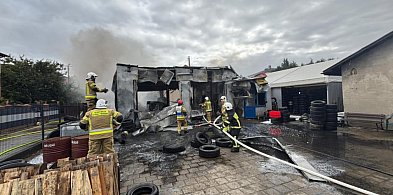 Pożar warsztatu samochodowego w centrum Teresina-87852
