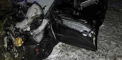 Czołowe zderzenie w Stegnie, jest komentarz policji-89205