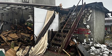 Pożar domu na Cmentarnej w Sochaczewie-90235