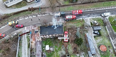 Strażacy o akcji gaśniczej przy Licealnej, mieszkaniec zdążył wyjść-90271