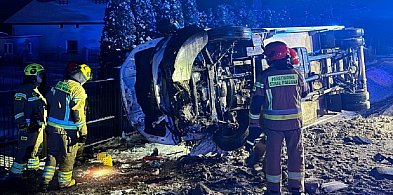 Groźnie w Antoniewie, kierowca trafił do szpitala-90673