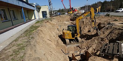 Udało się. Wykonawca naprawy kanalizacji w szpitalu działa