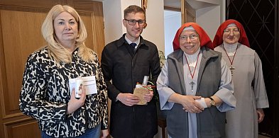 Wójt Gminy Rybno ze świąteczną wizytą u Sióstr