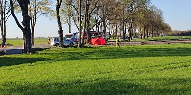 Śmiertelny wypadek na DW 705. Nie żyje rowerzysta