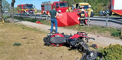 Śmiertelny wypadek motocyklisty na DK 92. Jest komentarz policji
