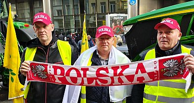 Sochaczewska delegacja na proteście rolników w Brukseli-90015