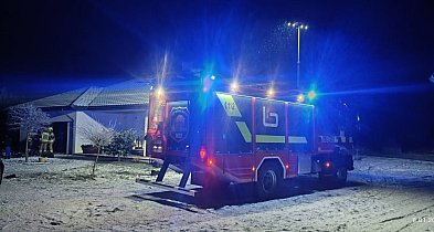 Wielki dym w garażu, podejrzenie padło na instalację elektryczną-90490