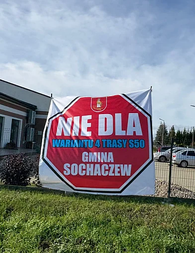 Gmina Sochaczew mówi NIE wariantowi czwartemu S50: radni wyrazili sprzeciw-88514