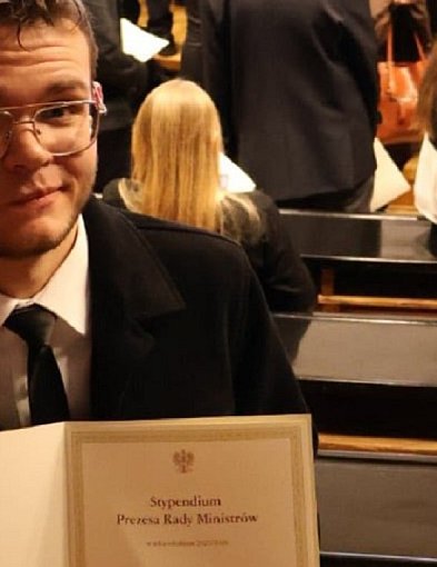 Błażej Słowiński, uczeń Osiemdziesiątki, stypendystą premiera-89694
