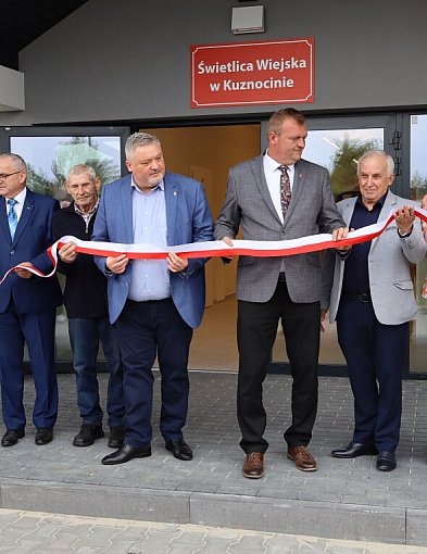 Wielka radość w Kuznocinie, świetlica oddana do użytku