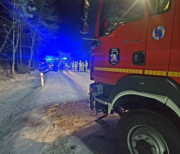 Wilcze Tułowskie. Niebezpieczne zdarzenie na 705-90580