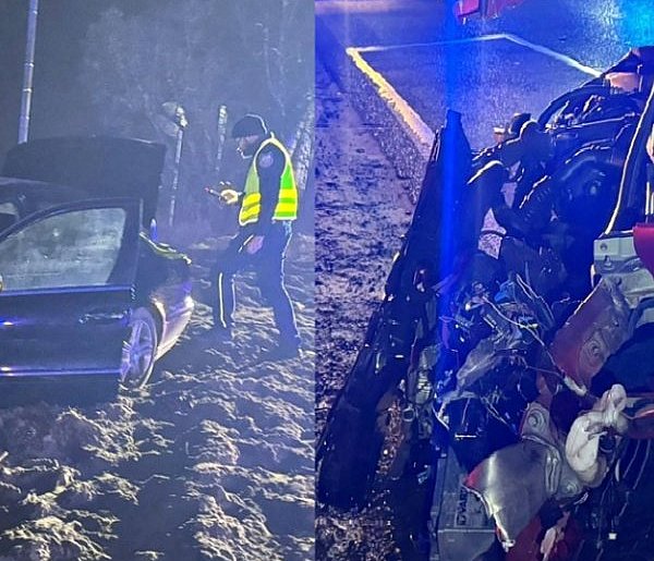 Zdarzenie drogowe w Młodzieszynie, strażacy: wyglądało groźnie