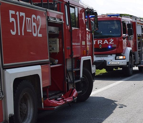 Zdarzenie drogowe na DK 50 we Władysławowie, uwaga kierowcy