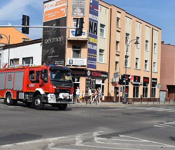 Zderzenie osobówek na DK92