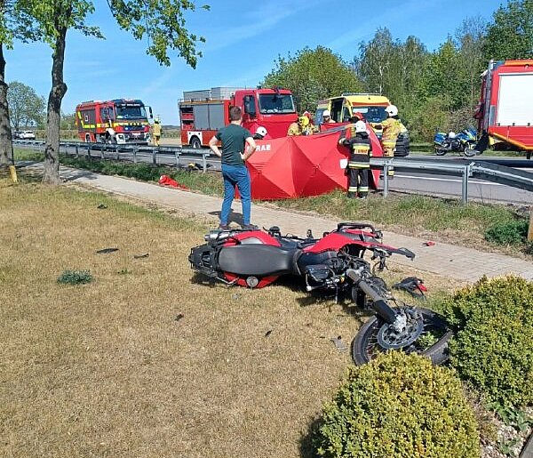 Śmiertelny wypadek motocyklisty na DK 92. Jest komentarz policji
