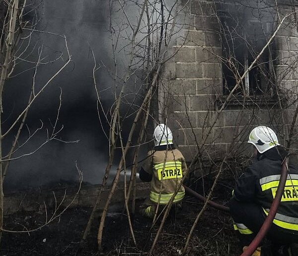 Pożar budynku mieszkalnego w Famułkach Królewskich