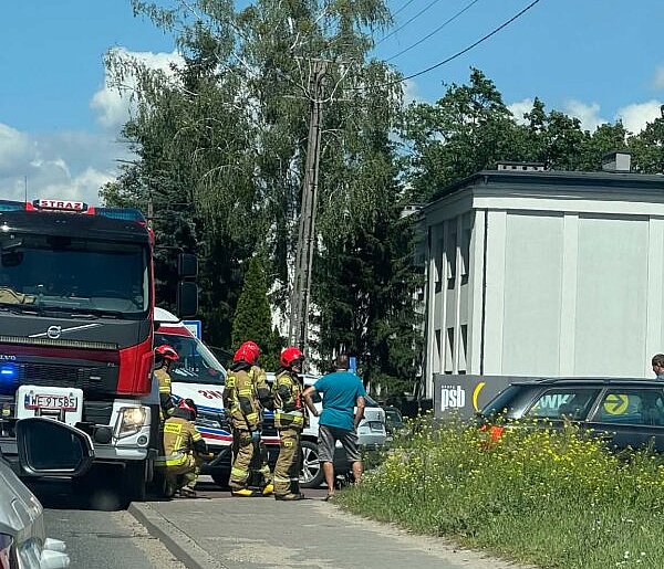 Potrącenie rowerzystki w Boryszewie