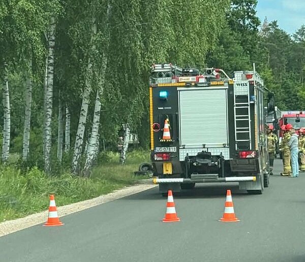 Pilne: wypadek koło Kożuszek, są utrudnienia