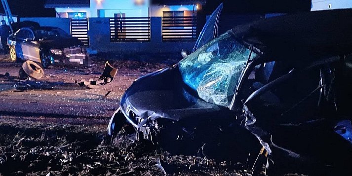 Nie dość, że pijany, to jeszcze agresywny. Policja o wypadku w Adamowej Górze