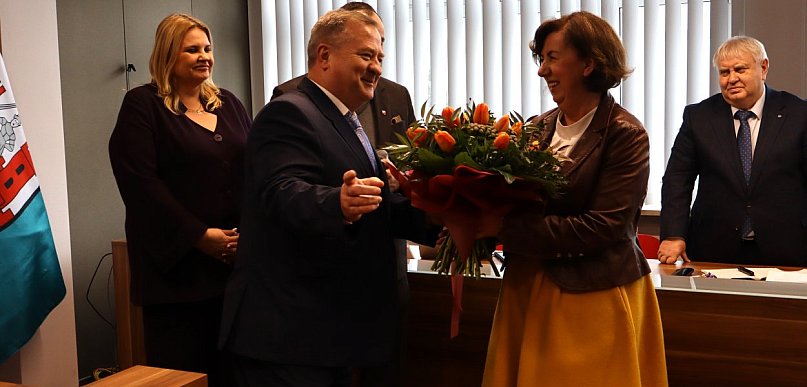 Wielka zmiana w CUS Sochaczew. Kwiaty i podziękowania dla Zofii Berent