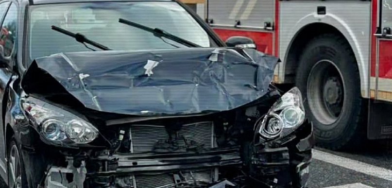 Zderzenie osobówek na DK 92 w Kożuszkach - Parcel