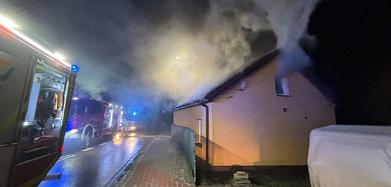 Pożar przy Wyszogrodzkiej: relacja strażaków