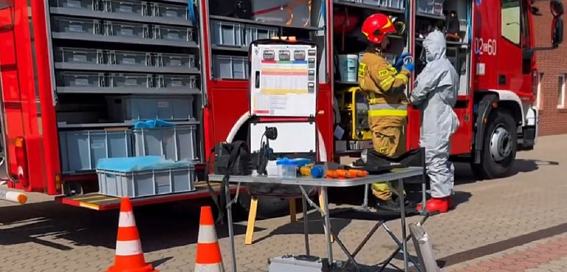 Wyciek substancji chemicznej w Kożuszkach - Parcel