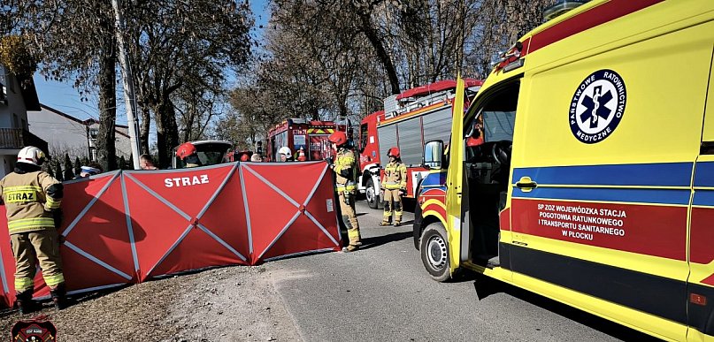 Wypadek w Żukowie. Kierowca zabrany do szpitala