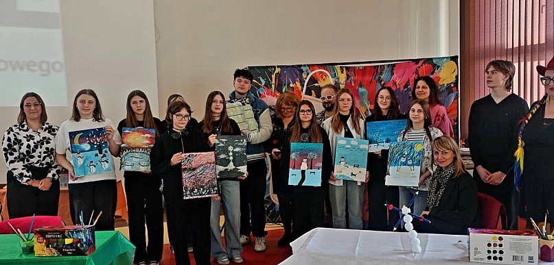 Kiedy wyobraźnia spotyka zimę – konkurs plastyczny w ZSKZ w Sochaczewie